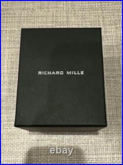 Richard Mille Travel Watch Box Leather Case Pouch Pocket Box Match Black