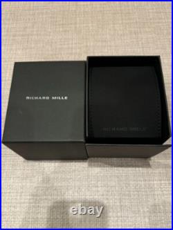 Richard Mille Travel Watch Box Leather Case Pouch Pocket Box Match Black