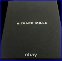 Richard Mille Travel Watch Box Leather Case Pouch Pocket Box Match Black