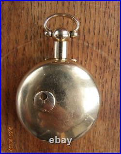 Robert Roskell Liverpool large rack lever pocket watch in 18 ct. Gold case 1813