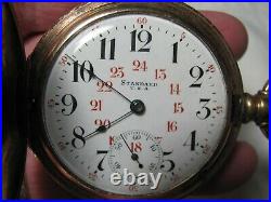 Rosemere U S manufactured pocket watch/16 sz, Hunter, GF Case, 11 jl, works fine
