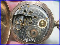 Rosemere U S manufactured pocket watch/16 sz, Hunter, GF Case, 11 jl, works fine