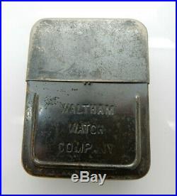 SCARCE Waltham 1883 17J 18s Salesman Case Pocket Watch withTin Box-CLEAN & WORKS