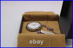 SEIKO SAPP007 Pocket Watch with Silver Case Chain from Japan 2019 White Used