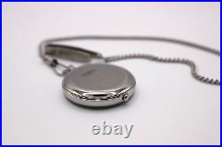 SEIKO SAPP007 Pocket Watch with Silver Case Chain from Japan 2019 White Used