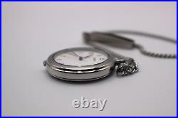 SEIKO SAPP007 Pocket Watch with Silver Case Chain from Japan 2019 White Used