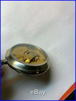 SUPER DUPER CLEAN large 18 size ELGIN SALESMAN'S DISPLAY CASE pocket watch