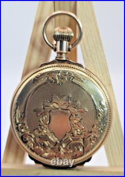 Scarce! Brooklyn Watch Case Co Wheat Grade 14K/8K Gold 6s Hunting Case SB4