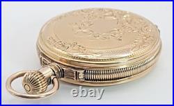 Scarce! Brooklyn Watch Case Co Wheat Grade 14K/8K Gold 6s Hunting Case SB4