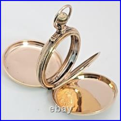 Scarce! Brooklyn Watch Case Co Wheat Grade 14K/8K Gold 6s Hunting Case SB4