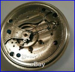 Scarce Illinois 15 jewel adjusted private label The Negley watch Co nickel case
