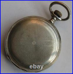 Semendria Xfine Pocket Watch silver hunter case 51,5 mm. In diameter
