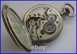 Semendria Xfine Pocket Watch silver hunter case 51,5 mm. In diameter
