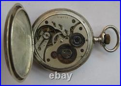 Semendria Xfine Pocket Watch silver hunter case 51,5 mm. In diameter