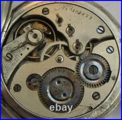 Semendria Xfine Pocket Watch silver hunter case 51,5 mm. In diameter