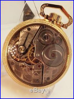 Serviced Elgin Display Salesman in a Rare Railroad Case 16s Pocket Watch