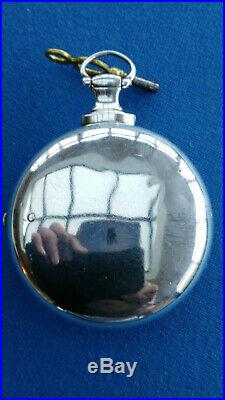 Serviced + Key! Superb Rare Pair Cased Verge Fusee Pocket Watch Birmingham 1864