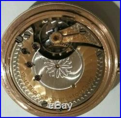Seth Thomas 11 jewels Two-tone movement grade 36 (1896) 14K. Gold filled case
