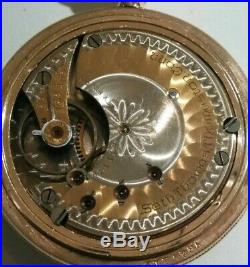 Seth Thomas 11 jewels Two-tone movement grade 36 (1896) 14K. Gold filled case