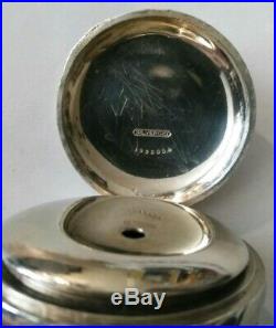 Seth Thomas 7 jewels key wind model 4 grade 11 runs great (1891) silveroid case