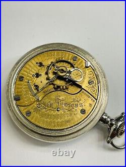 Seth thomas 18s 17j pocket watch Low Production 1 of 410 In a DisplayBack Case
