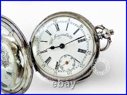 Silver Hunter Case Wm Meyerink & C° Cylinder Chinese Market Pocket Watch