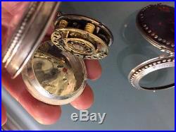Silver Verge Fusee Pair Case Pocket Watch Serviced Perfect Working Condition