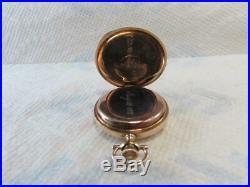 Small Vintage 1904 Gold Filled Waltham Hunter Case Pocket Watchrunsgseaside