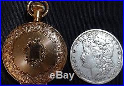 Solid Gold Illinois Hunting case pocket watch MINT condition