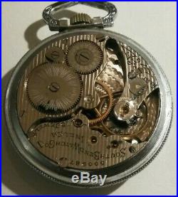 South Bend 16 size 15 jewels fancy dial (1908) grade 281 base case