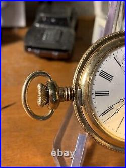 Standerd Pocket Watch 6s Runs Hunters Case