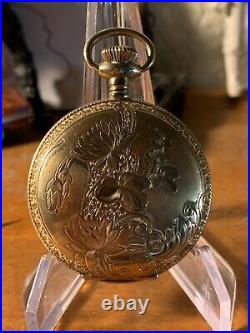 Standerd Pocket Watch 6s Runs Hunters Case