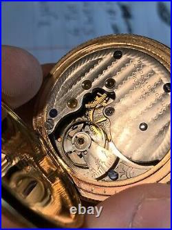 Standerd Pocket Watch 6s Runs Hunters Case