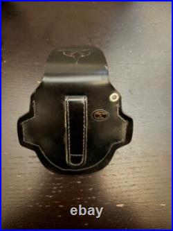 Star Trek Enterprise Franklin Mint Federation Stand Pocket Watch Leather Case