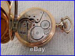 Stunning Ornate Hunter Cased 1897,16s, 17j, Serviced Elgin Railroad Pocket Watch