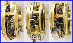 SuperB verge fusee Pocket watch silver pair case J. Anderton London 1778