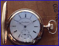Superb Rare 16s 17 Jewel Illinois Getty Model 176 G/F Hunter Case Pocket Watch