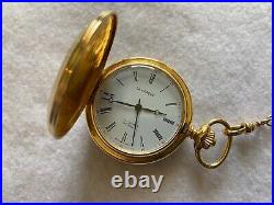 Swiss La Marque 17 Jewels Incabloc Mechanical Wind Up Pocket Watch with Case