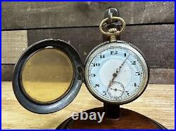 Swiss Pocket Watch With Travel Case