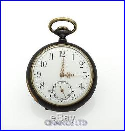 Swiss Quarter Repeater Open Face Case Pocket Watch Great No. 76