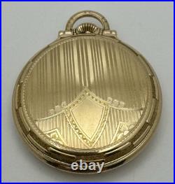TIFFANY & CO Antique POCKET WATCH 10k Rolled Gold Plated Ca. 1900 withPewter Case
