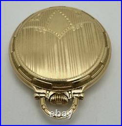 TIFFANY & CO Antique POCKET WATCH 10k Rolled Gold Plated Ca. 1900 withPewter Case