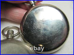Three Military marked pocket watch cases/perfect glass crystals/42 m/m & 44 m/m