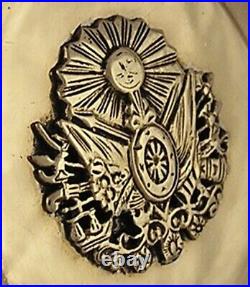 UNIQUE CASE ALL ORIGINAL 1890 Swiss MILITARY Oriental AWARD Pocket Watch Perfect