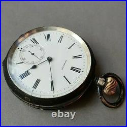 Ugust Ericsson pocket watch spring detent chronometer original Borgel case 1894