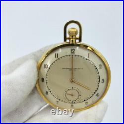 VACHERON CONSTANTIN Pocket Watch 750 Case Small Second 65.5g