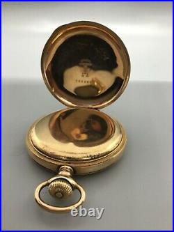 VINTAGE 1894 ELGIN Ohara Dial Fancy Case Pocket Watch