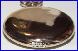 VINTAGE 1912 ELGIN 7j OPEN FACE POCKET WATCH! GF 12s CASE! GRADE 303! GOLD COLOR
