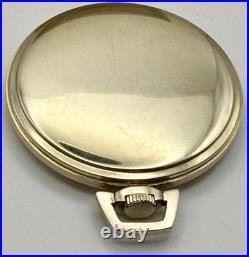 VINTAGE HAMILTON 917 Cal 3 ADJ 14k Gold F. Case Mint In Original Case Running