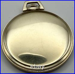 VINTAGE HAMILTON 917 Cal 3 ADJ 14k Gold F. Case Mint In Original Case Running